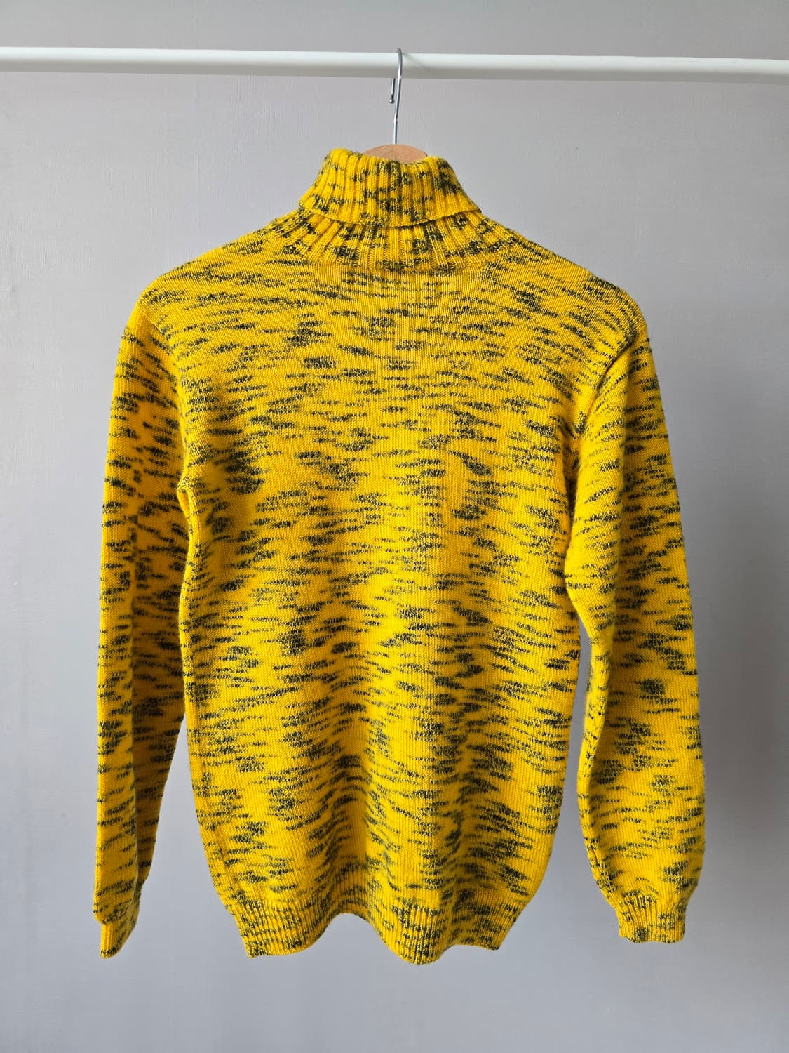 희귀 마블 얼룩 무늬 골드 터틀넥 니트 상품이미지4