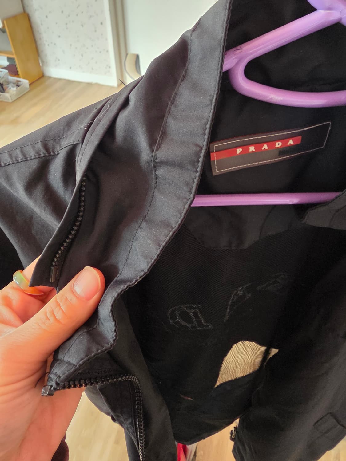 프라다 빈티지 반팔 바람막이 (모자x) 상품이미지10