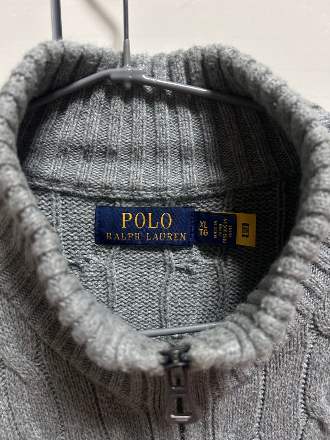 (정품) 폴로 랄프로렌 케이블 니트 집업 XL 상품이미지2
