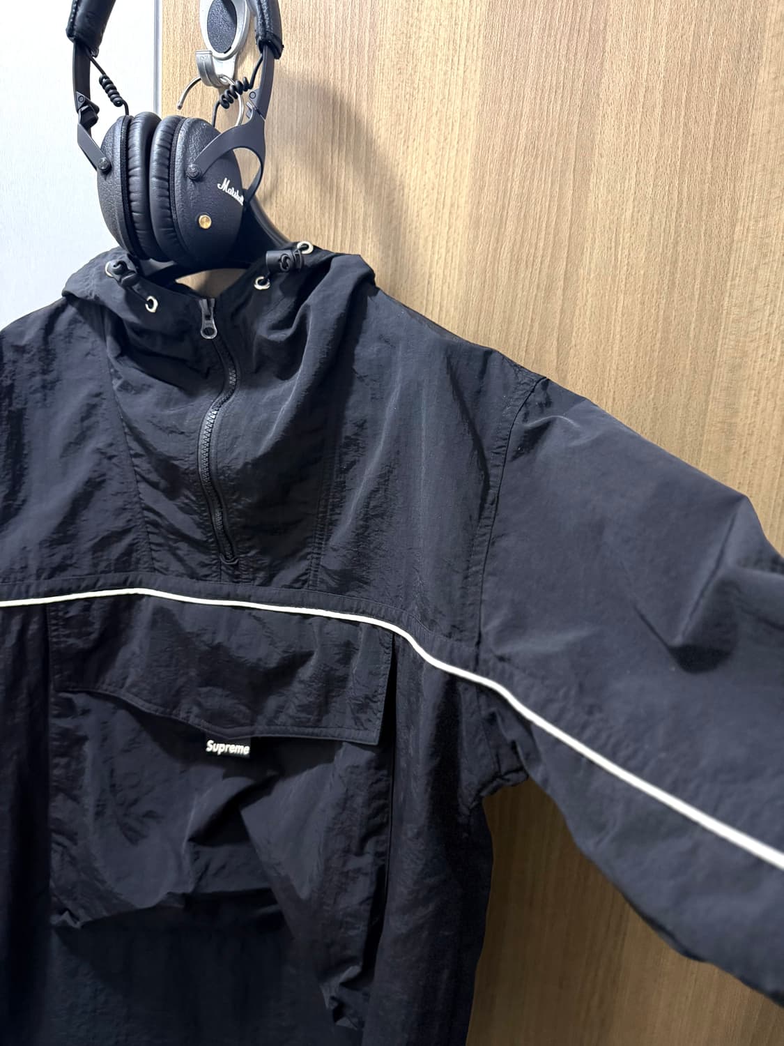 슈프림 [새상품급.정품] 바람막이 (70만) 박스로고 아노락 하프집업 L 상품이미지1