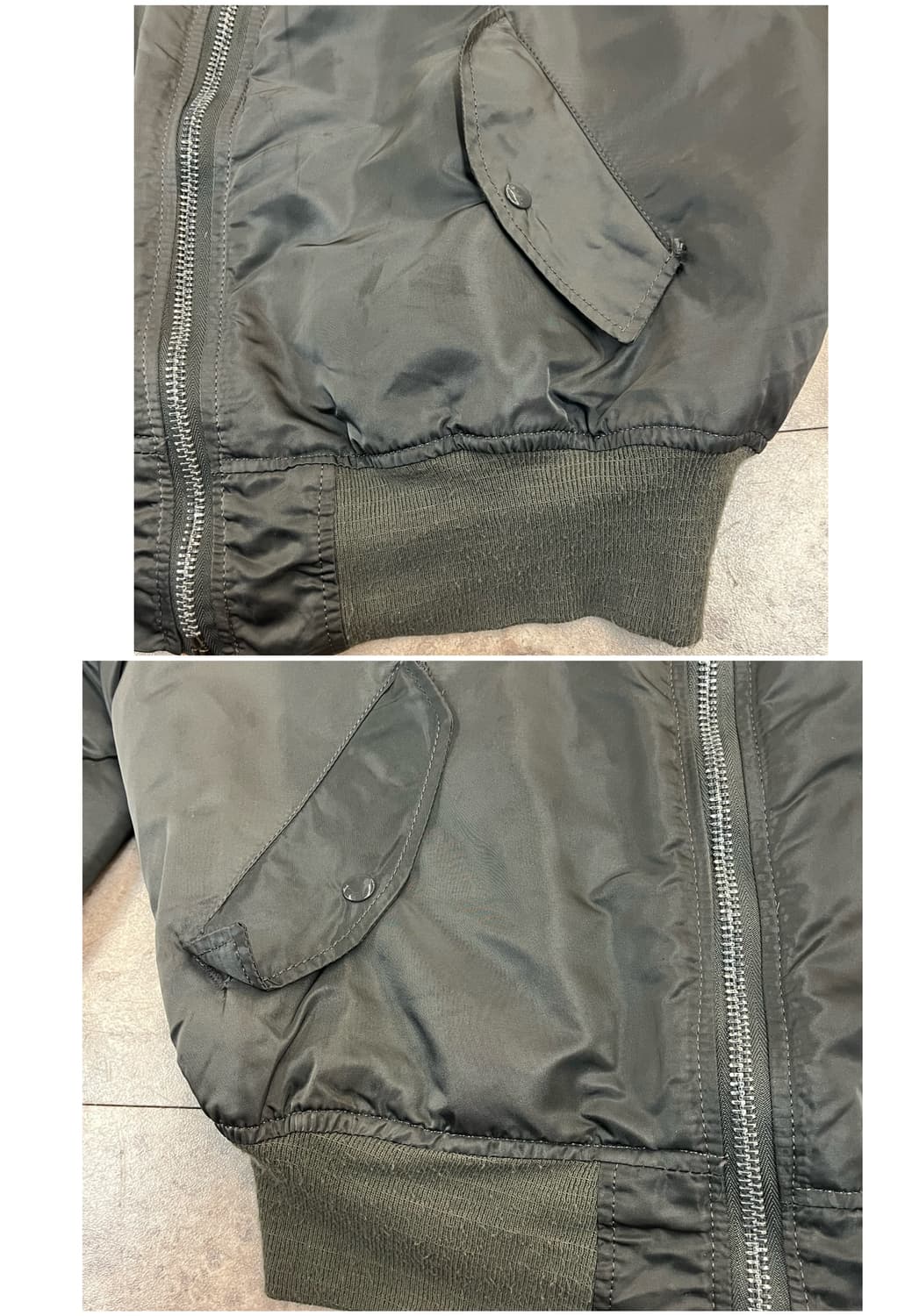 알파인더스트리 리버시블 ma1 항공점퍼 L #csz2787   상품이미지5