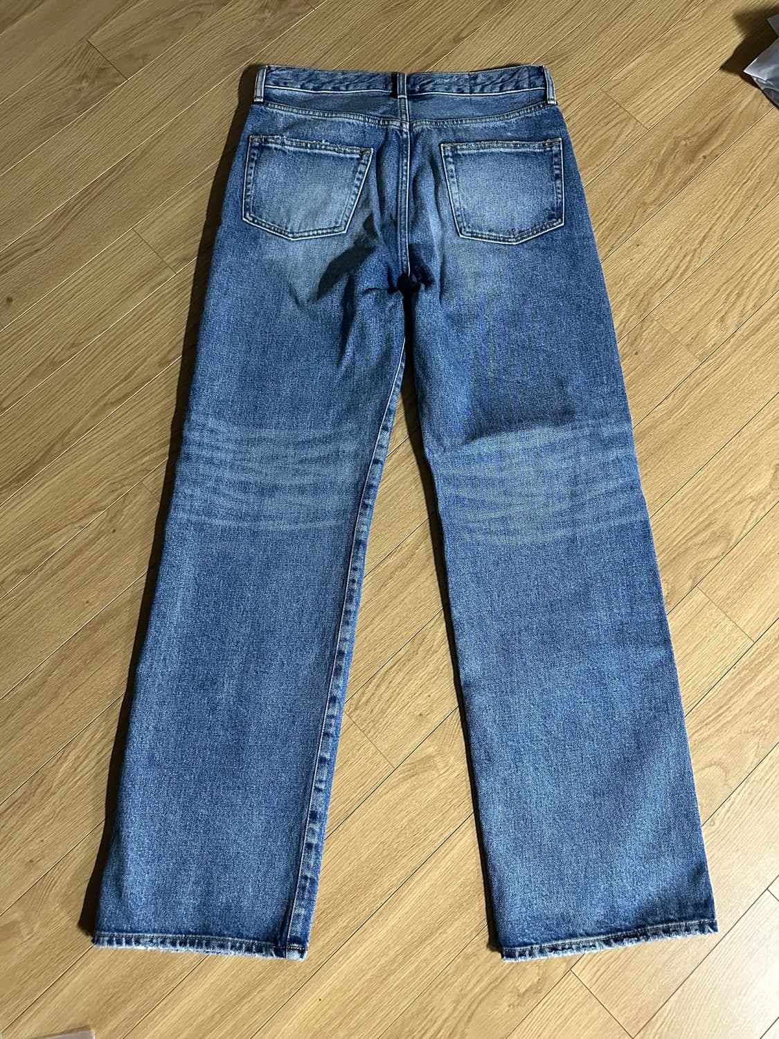 (hold) 파세르 시그니처 스트레이트 데님 [미드 블루] L 상품이미지3