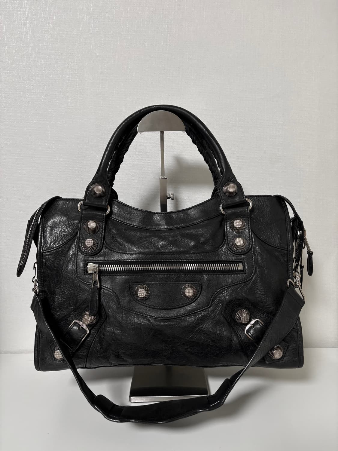 발렌시아가 자이언트 모터백 블랙 상품이미지1