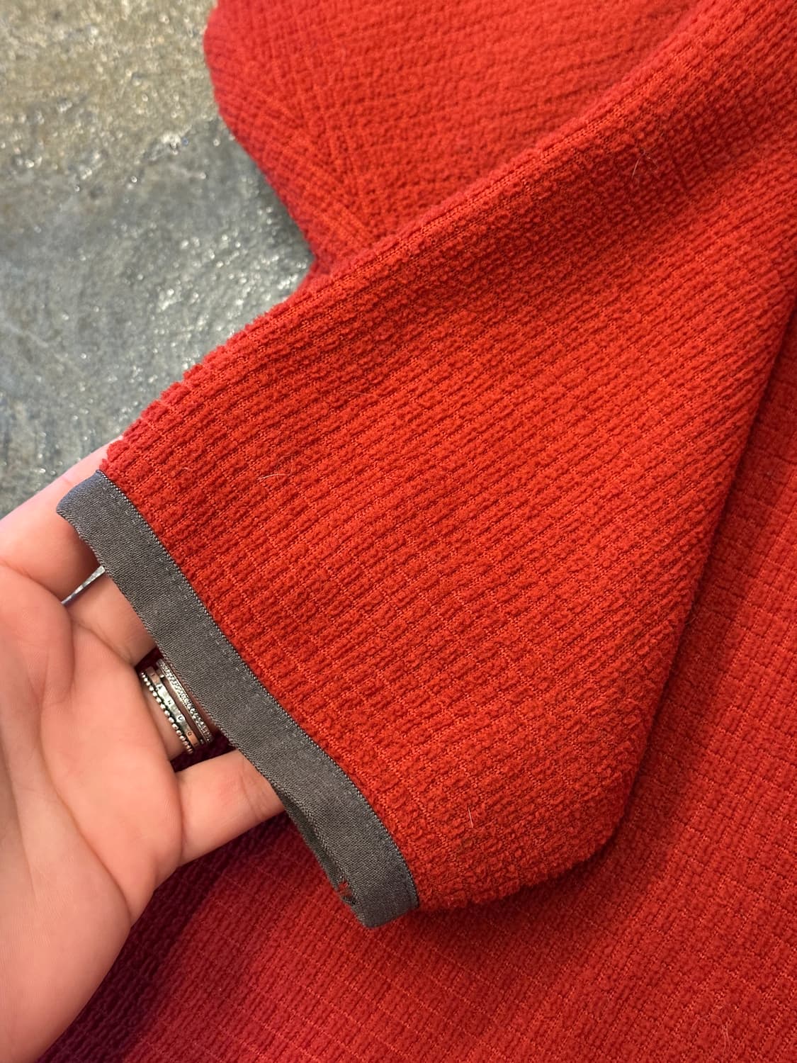 00s 노스페이스 와플 플리스 쿼터집업 A-Series L 상품이미지5