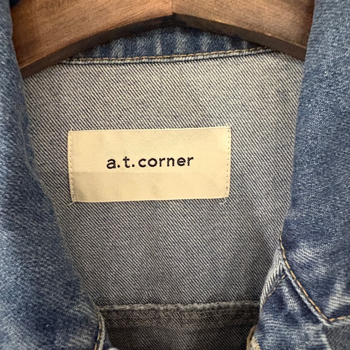a.t.corner 앳코너 데님 자켓 청자켓 S 상품이미지5