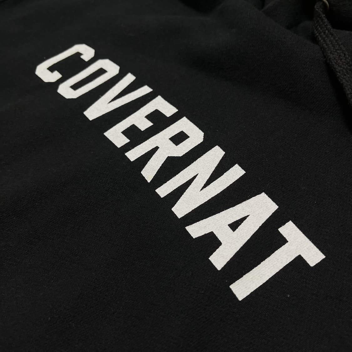 커버낫 어센틱 빅로고 후드 티셔츠 [블랙] M/95 상품이미지4