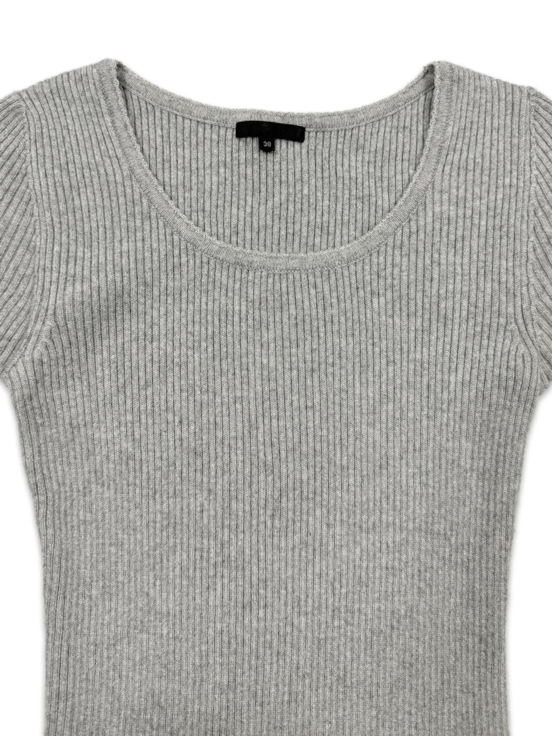 빈티지 FRAGILE 그레이 반팔 니트 상품이미지3