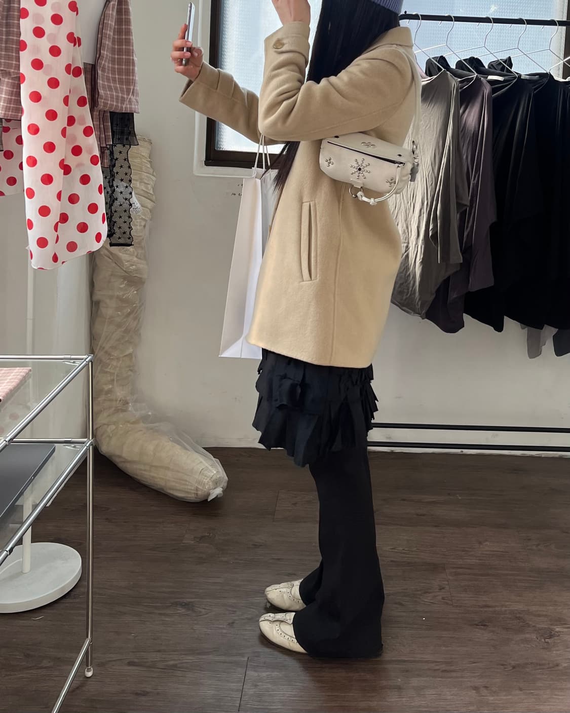 꼼데가르송 트리콧 윙팁 패치 슈즈 상품이미지6