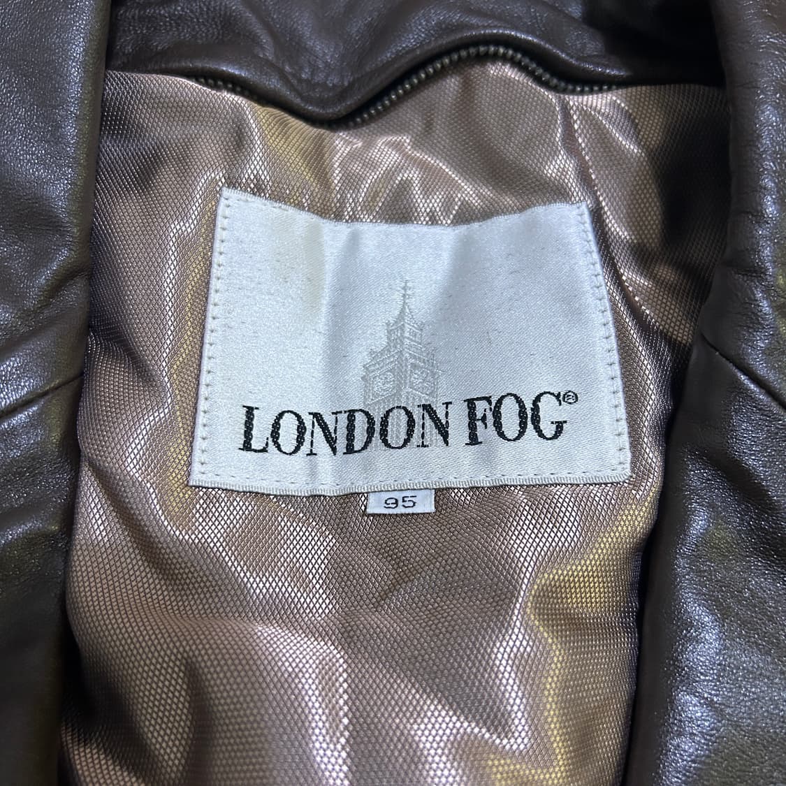 런던포그 양가죽 자켓 95 상품이미지2