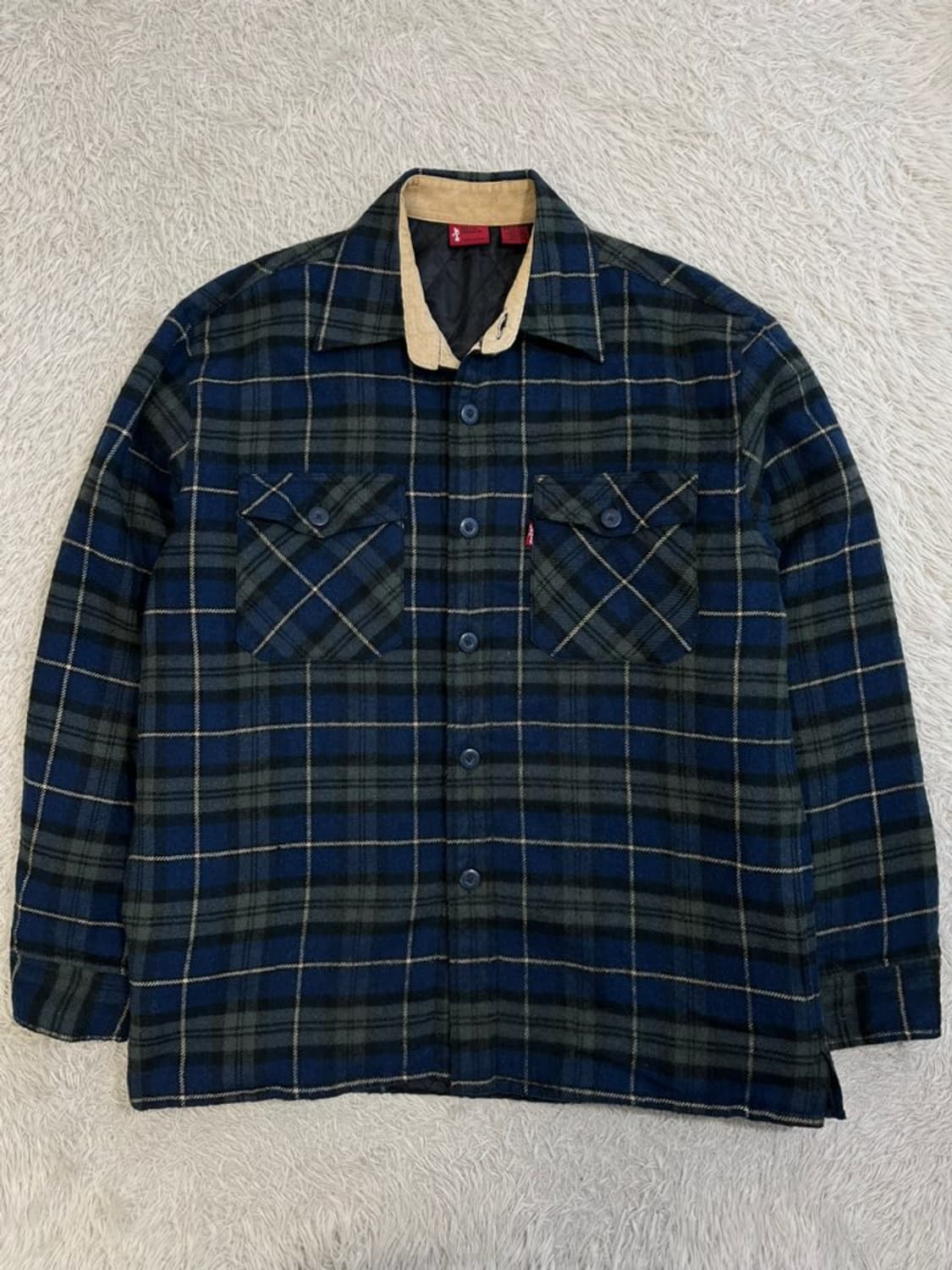 리바이스 체크 모직 셔츠 자켓/#2686 상품이미지1