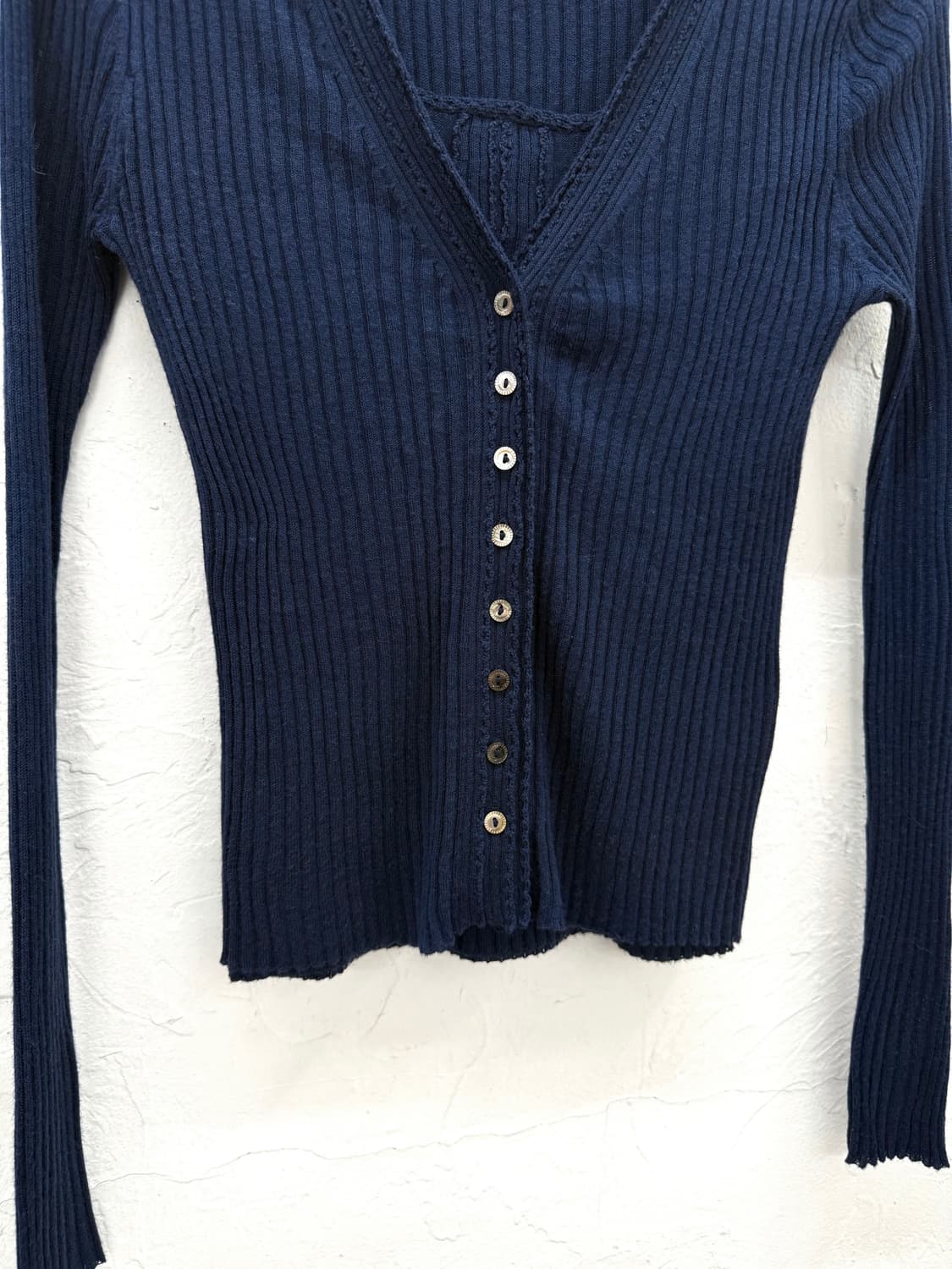 hiroko bis 에센셜 리브 니트 가디건 상품이미지2