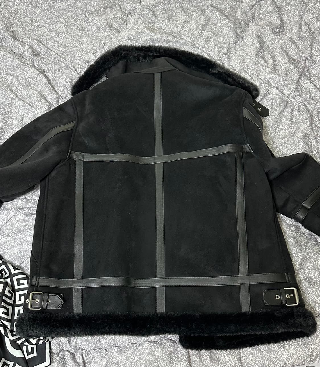 도프제이슨 솔리드 스웨이드 무스탕 자켓 상품이미지3