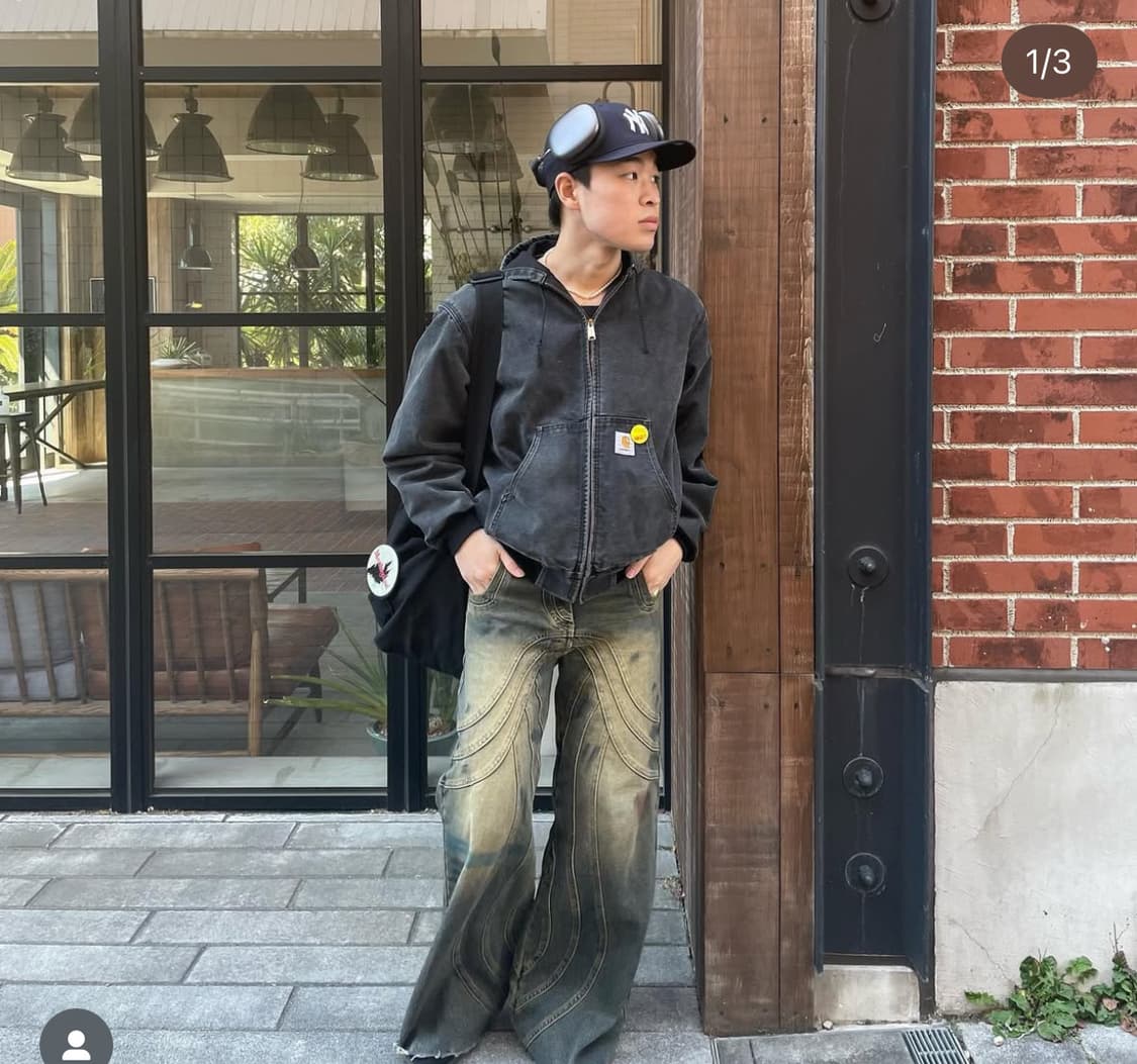 헤비 웨이브 데님 M 상품이미지2