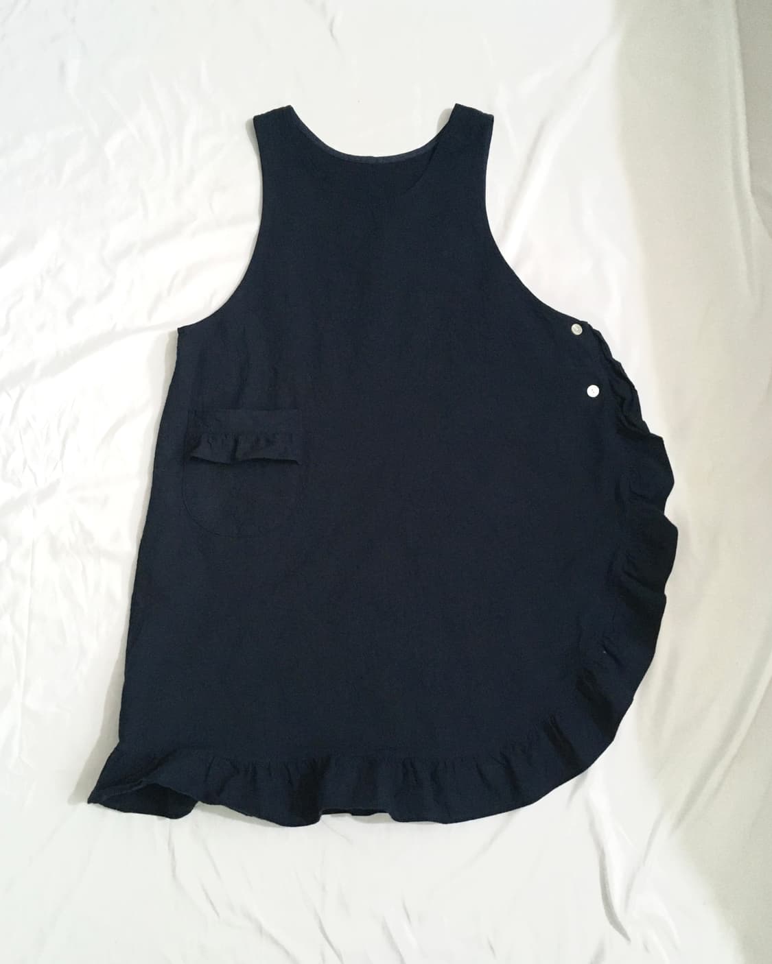 ruffle detail apron dress 상품이미지3