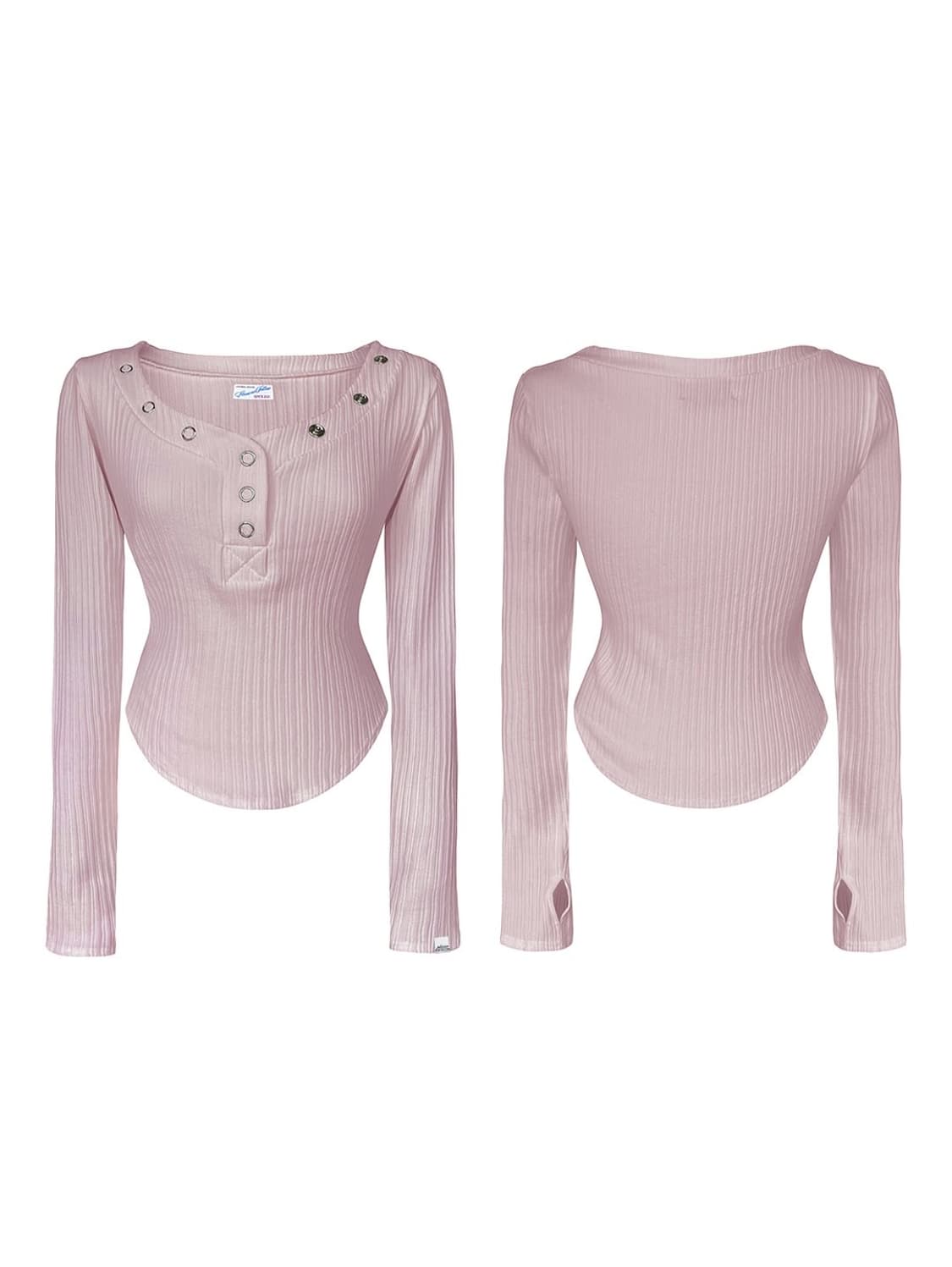 플리즈노팔로우 버니탑 플노팔 - 하투하 이안 착용 상품이미지2