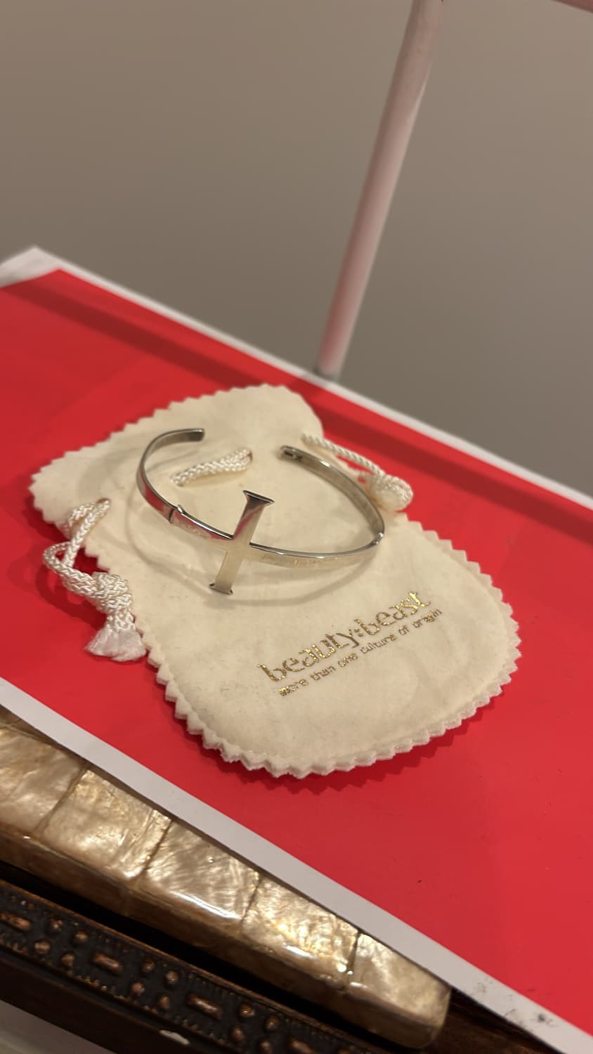 (Rare* ) 90‘s Cross Bracelet (Silver) 상품이미지3