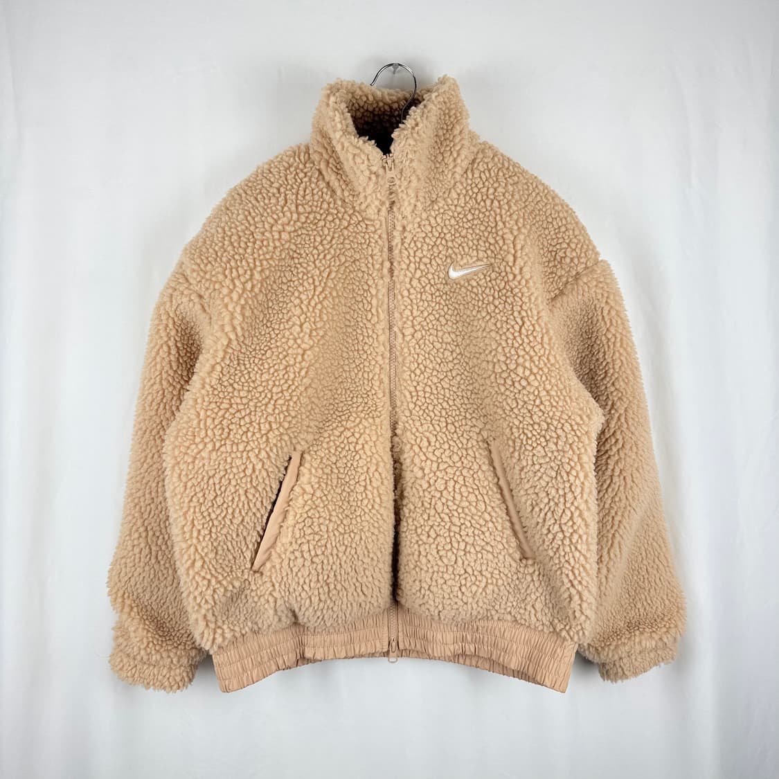 (S) 나이키 우먼스 NSW 스우시 플러시 자켓 헴프 상품이미지2