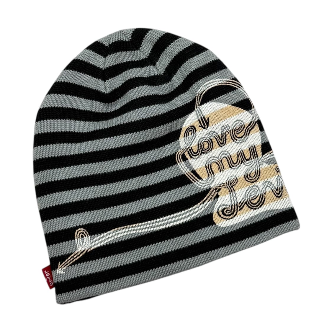 리바이스 빈티지 모리걸 스트라이프 Y2K 비니 모자 상품이미지2