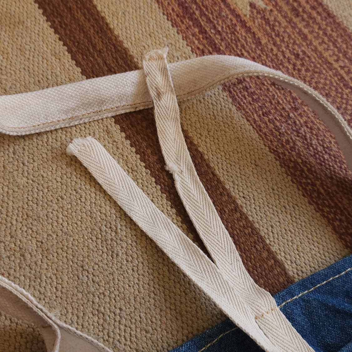 핸드 드로잉 빅토트 캔버스 데님 토트백 빈티지 더플백 리메이크 아프리카 상품이미지7