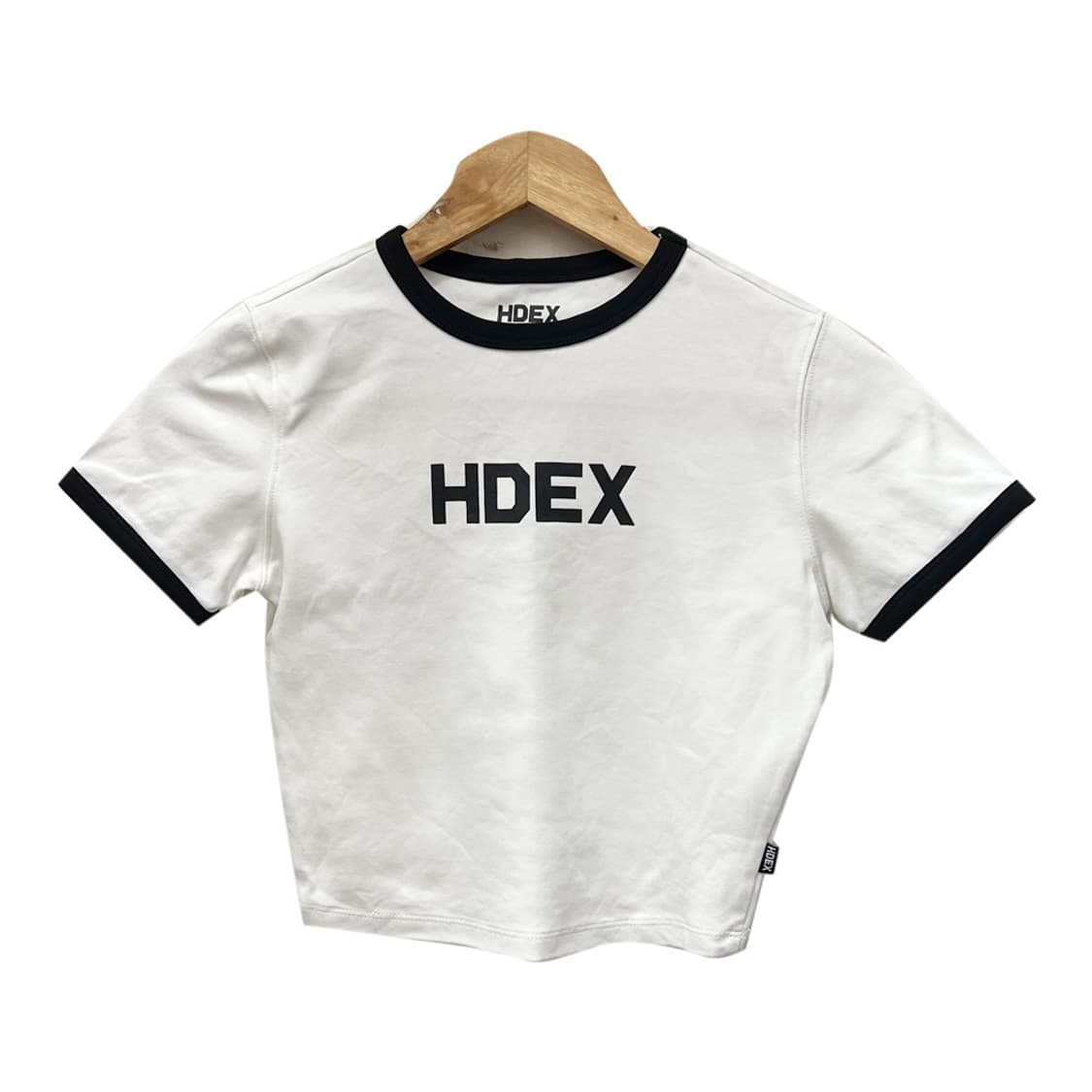 HDEX 에이치덱스 우먼스 릴렉스핏 화이트 크롭탑 S 상품이미지1