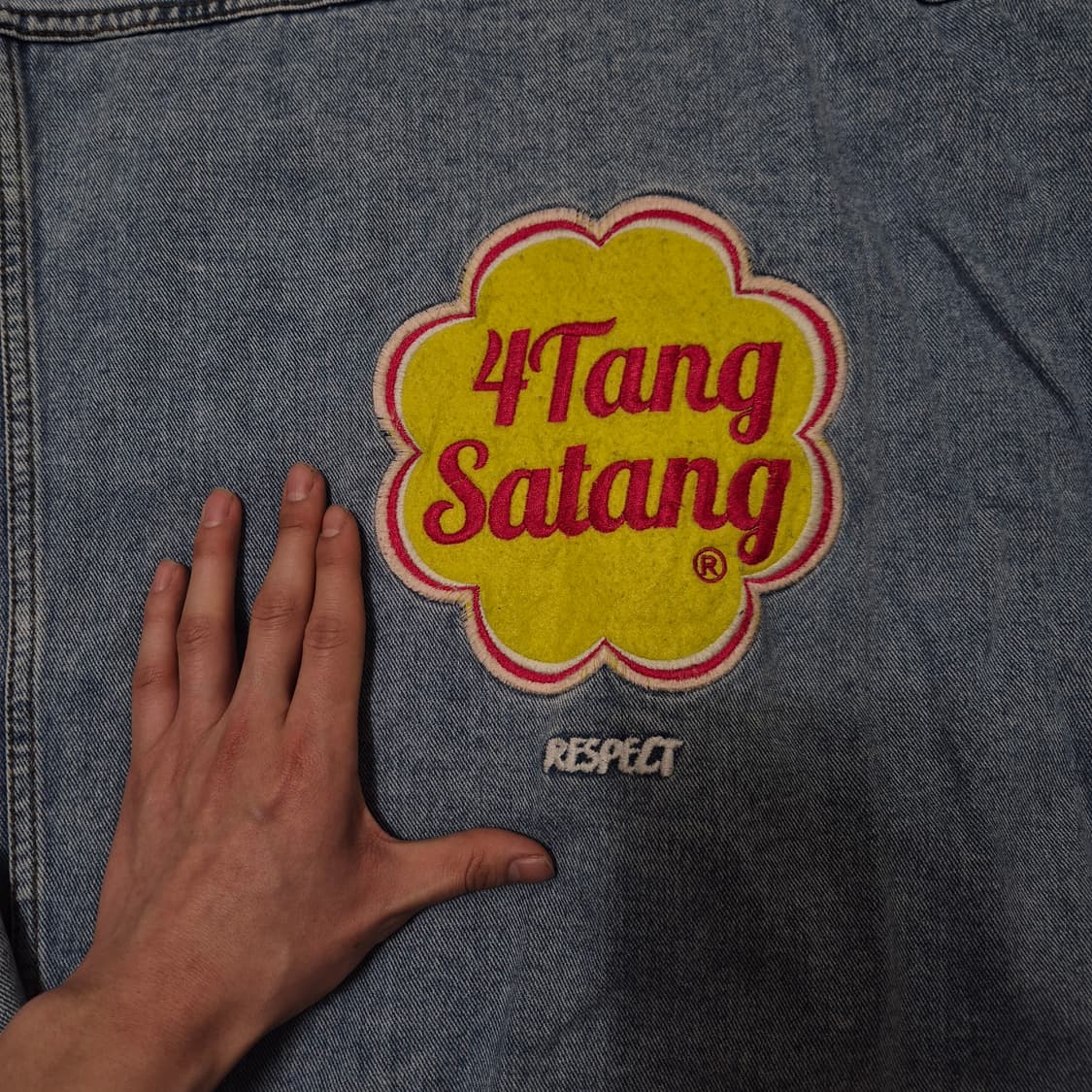 RESPECT 리스팩트 클래식 연청 데님 트러커 자켓 L(100) 상품이미지5