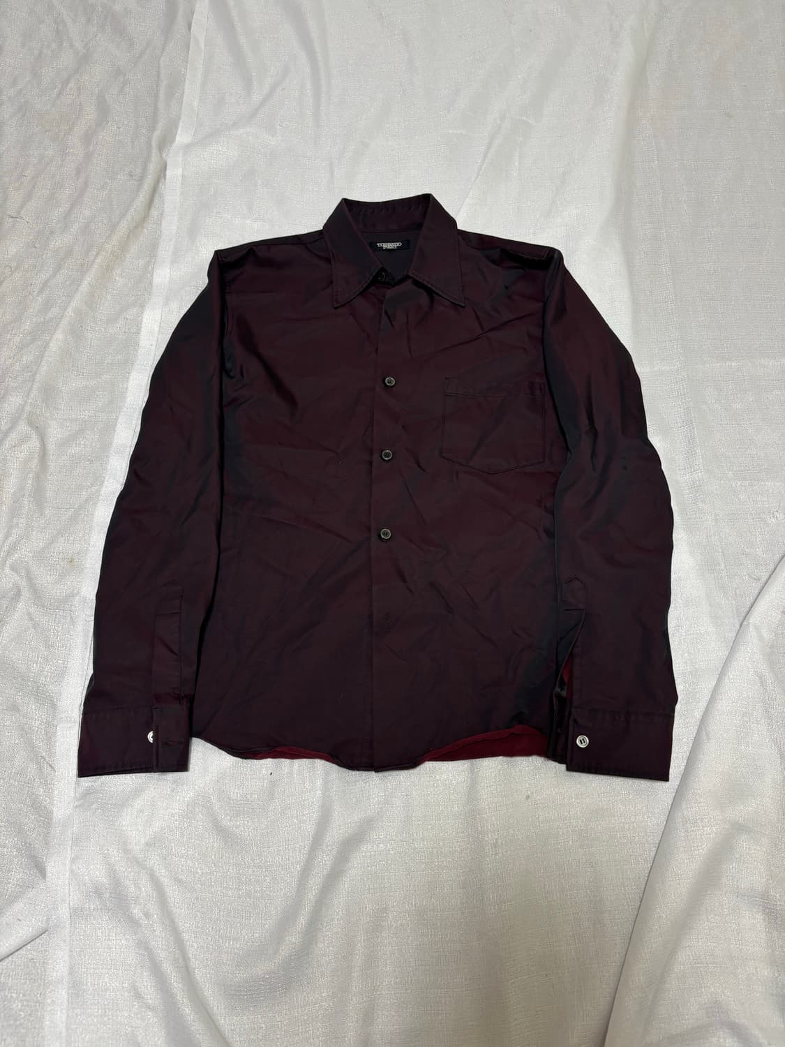 “Tornado Mart” Burgundy V-Kei Mood Shirt 상품이미지6