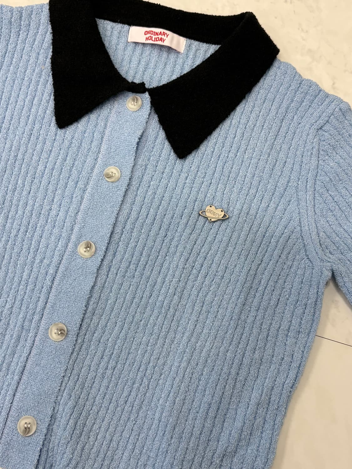 ordinary holiday short-sleeved knitwear 상품이미지2