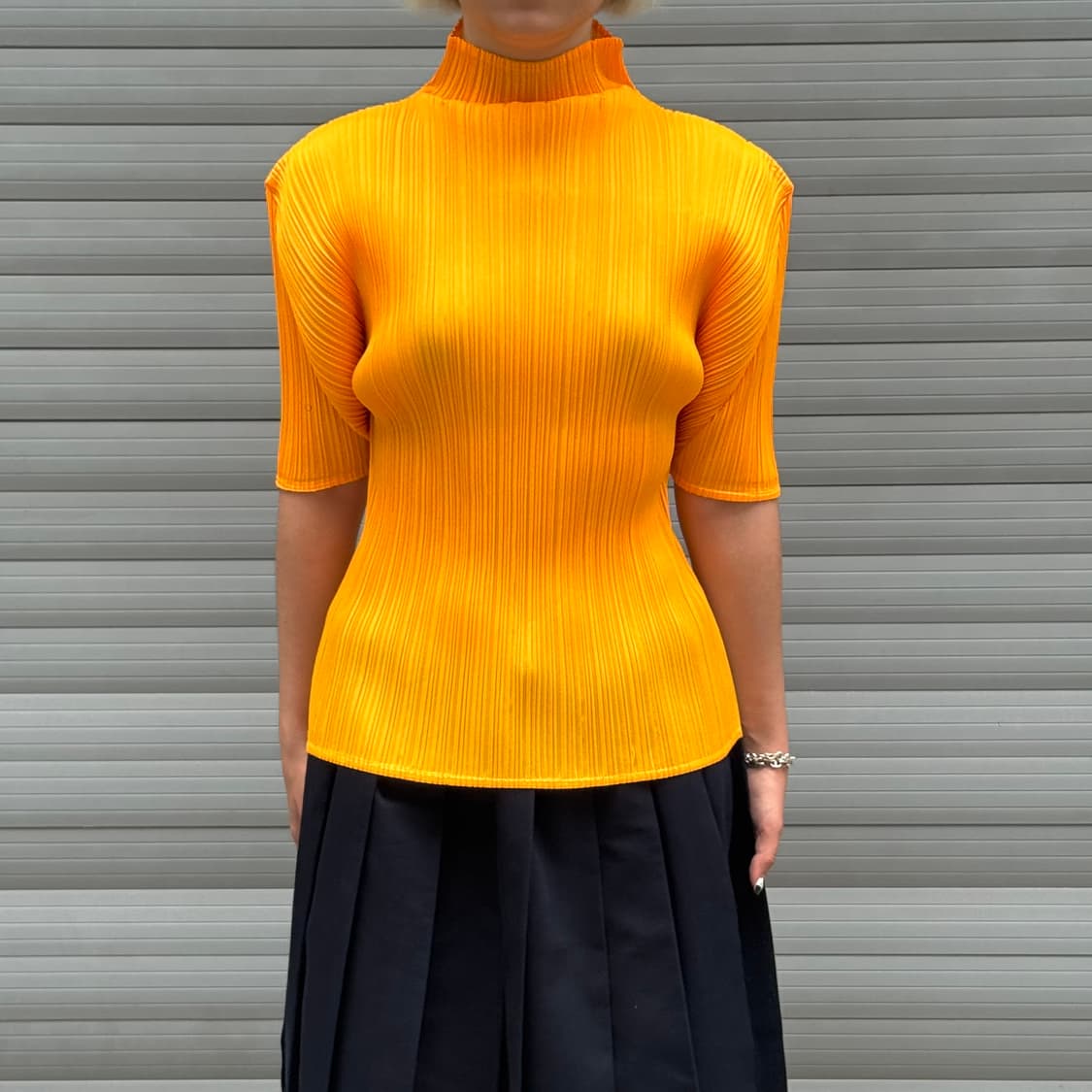 Pleats Please Yellow High Neck Cut Short 상품이미지10