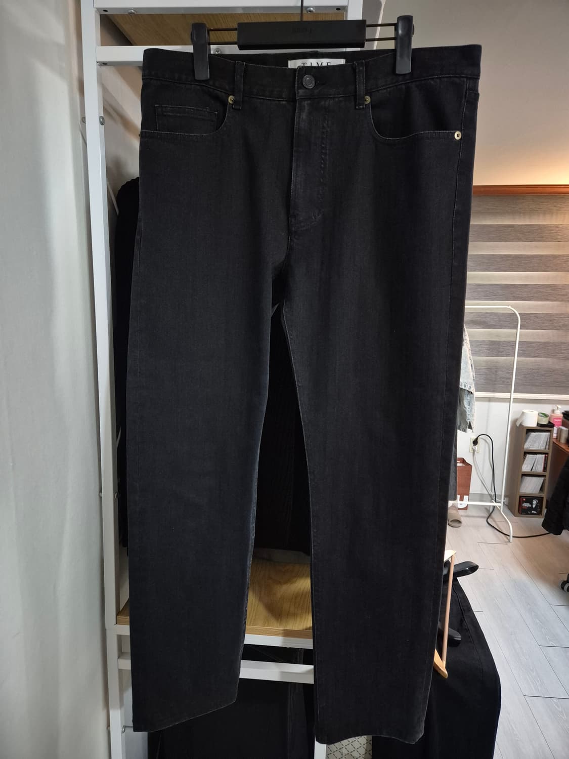 타임옴므 흑청 데님 팬츠 88 슬림핏 상품이미지1