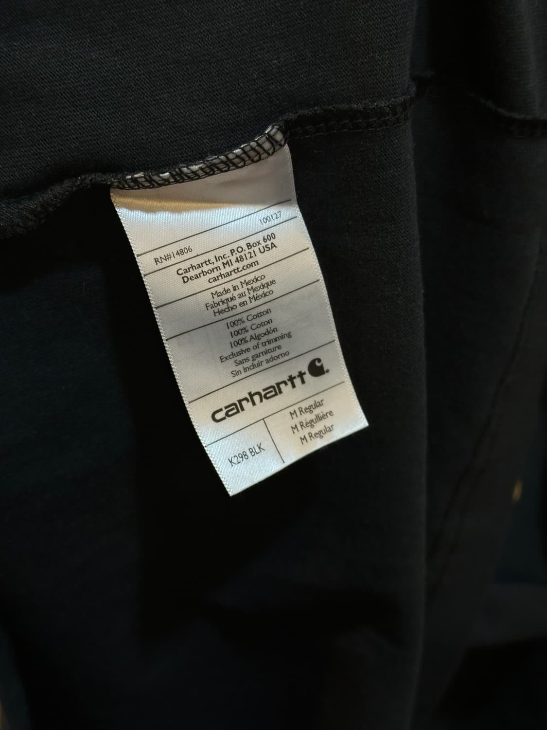 칼하트 롱슬리브 새상품 M 상품이미지4