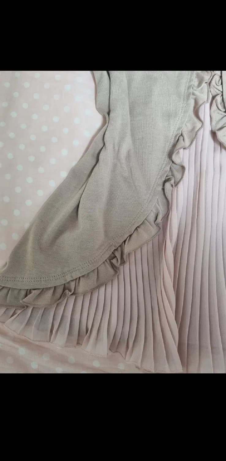 엑시즈팜 대대장 희귀 고전 프릴 반팔 로걀탑 히메갸루 라떼갸루 리즈리사 상품이미지3