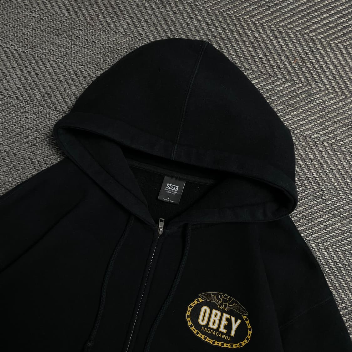 OBEY 오베이 빅로고 프로파간다 박시핏 후드집업 y 5814 상품이미지6