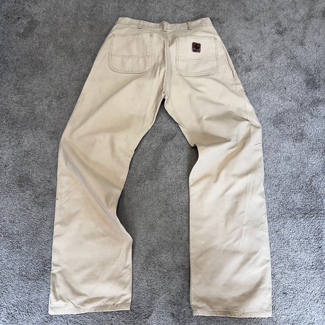 칼하트 베이지 코튼 워크 팬츠(32) 상품이미지10