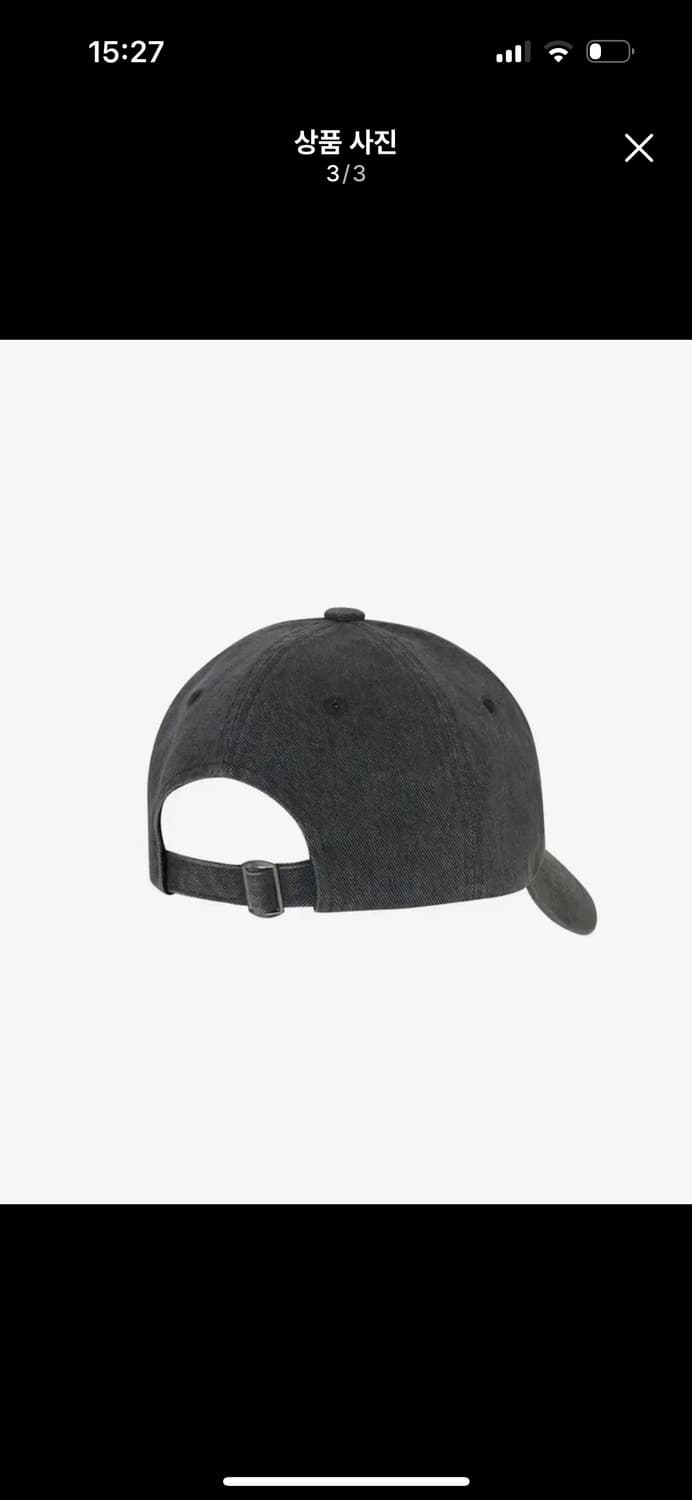 새상품) 페인오어플레져 볼캡 챠콜  상품이미지3