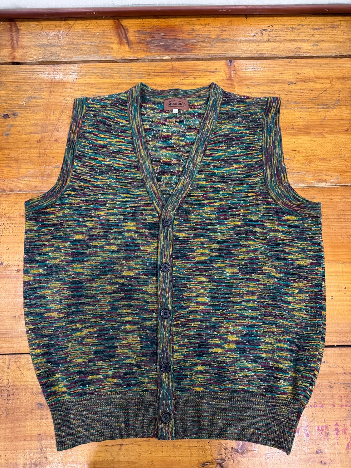 미쏘니 니트 조끼베스트 사이즈L 새상품급 상품이미지1