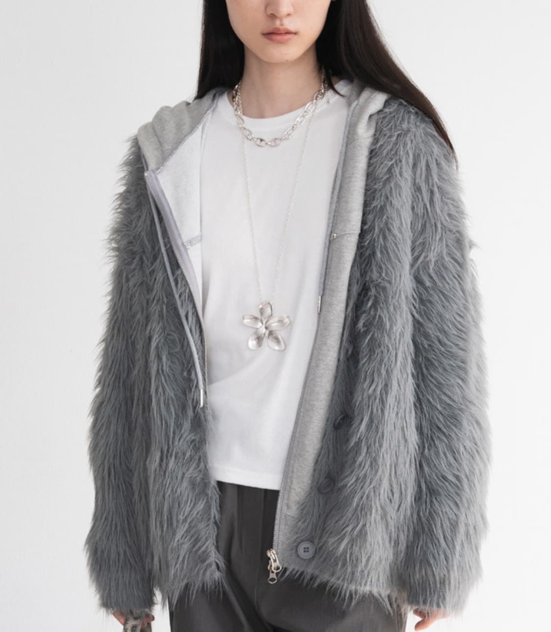 피키쏘사이어티 퍼자켓 상품이미지1