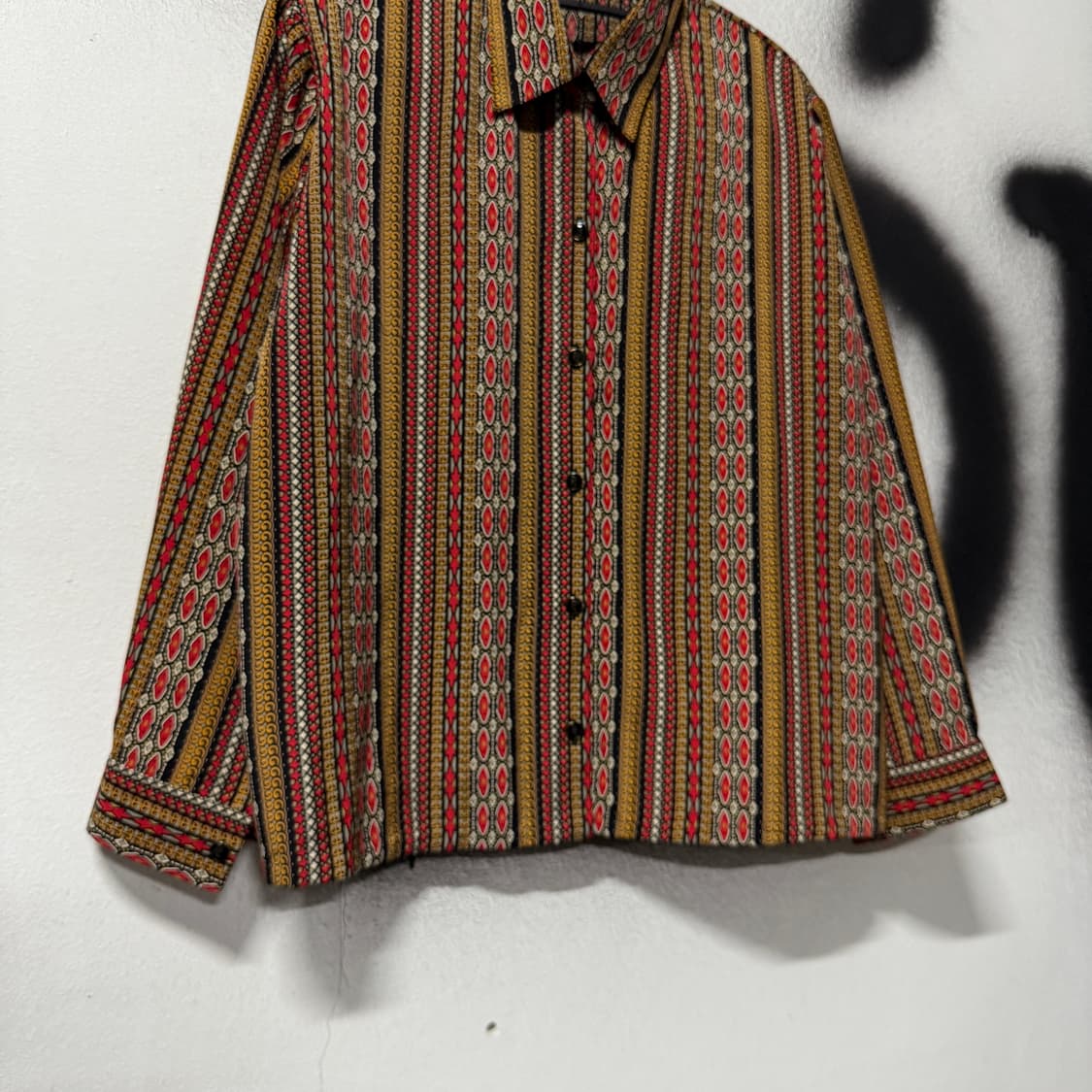 VTG 빈티지 스트라이프 패턴 셔츠 자켓 상품이미지4