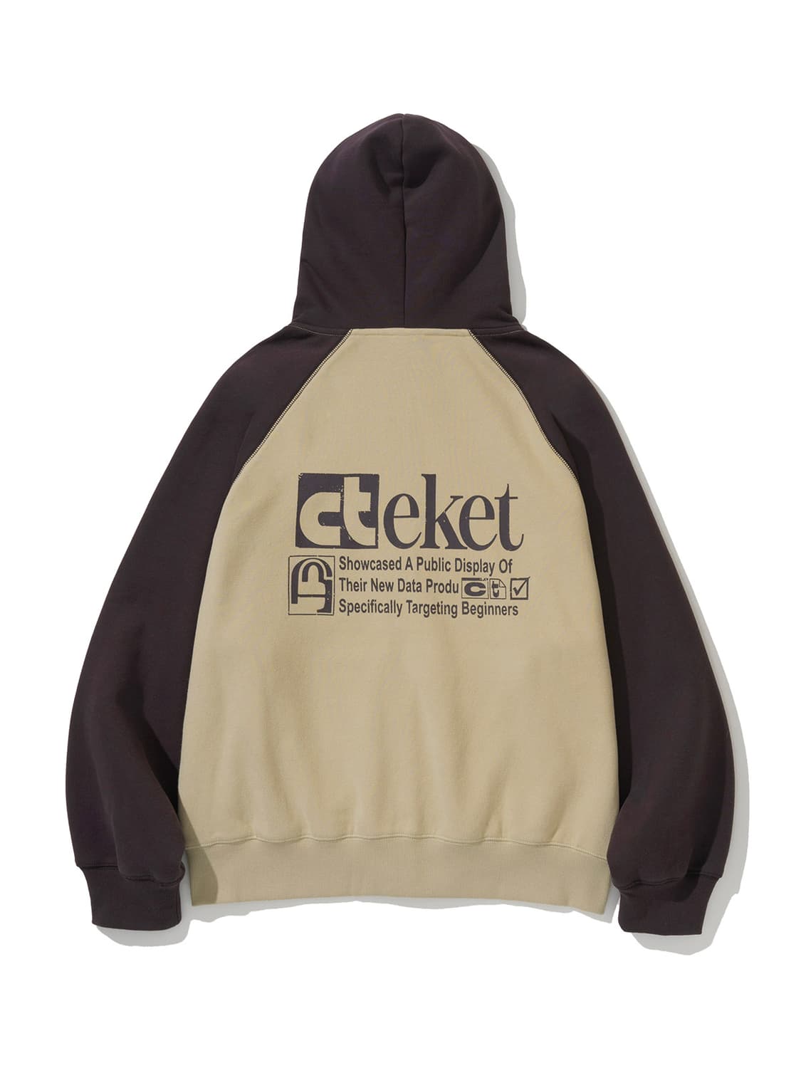 테켓 베이지 후드집업 상품이미지2