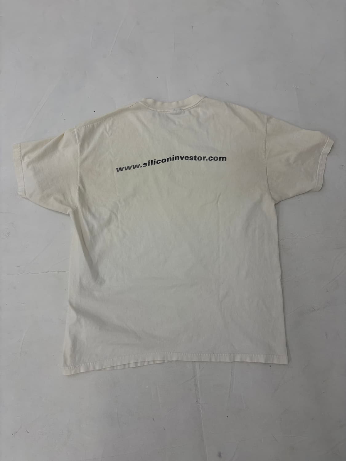 90s Silicon Investor Tee (white) 상품이미지2