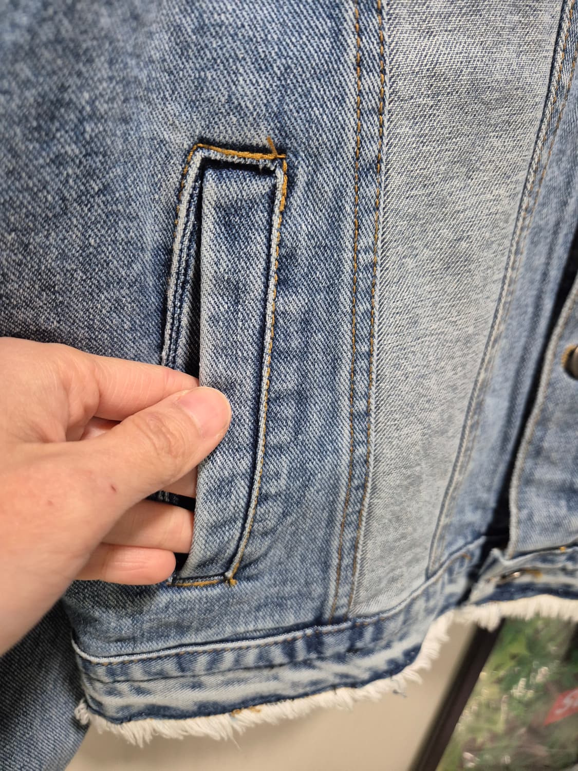 (세일)(새상품)MNL 데님 청자켓 상품이미지5