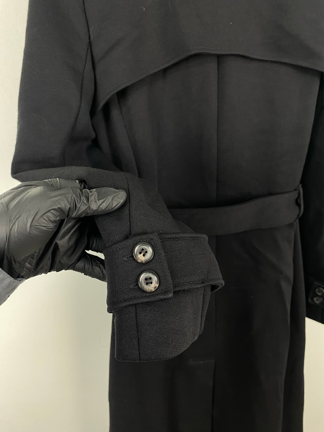 지방시 블랙 트렌치 코트 36 상품이미지3