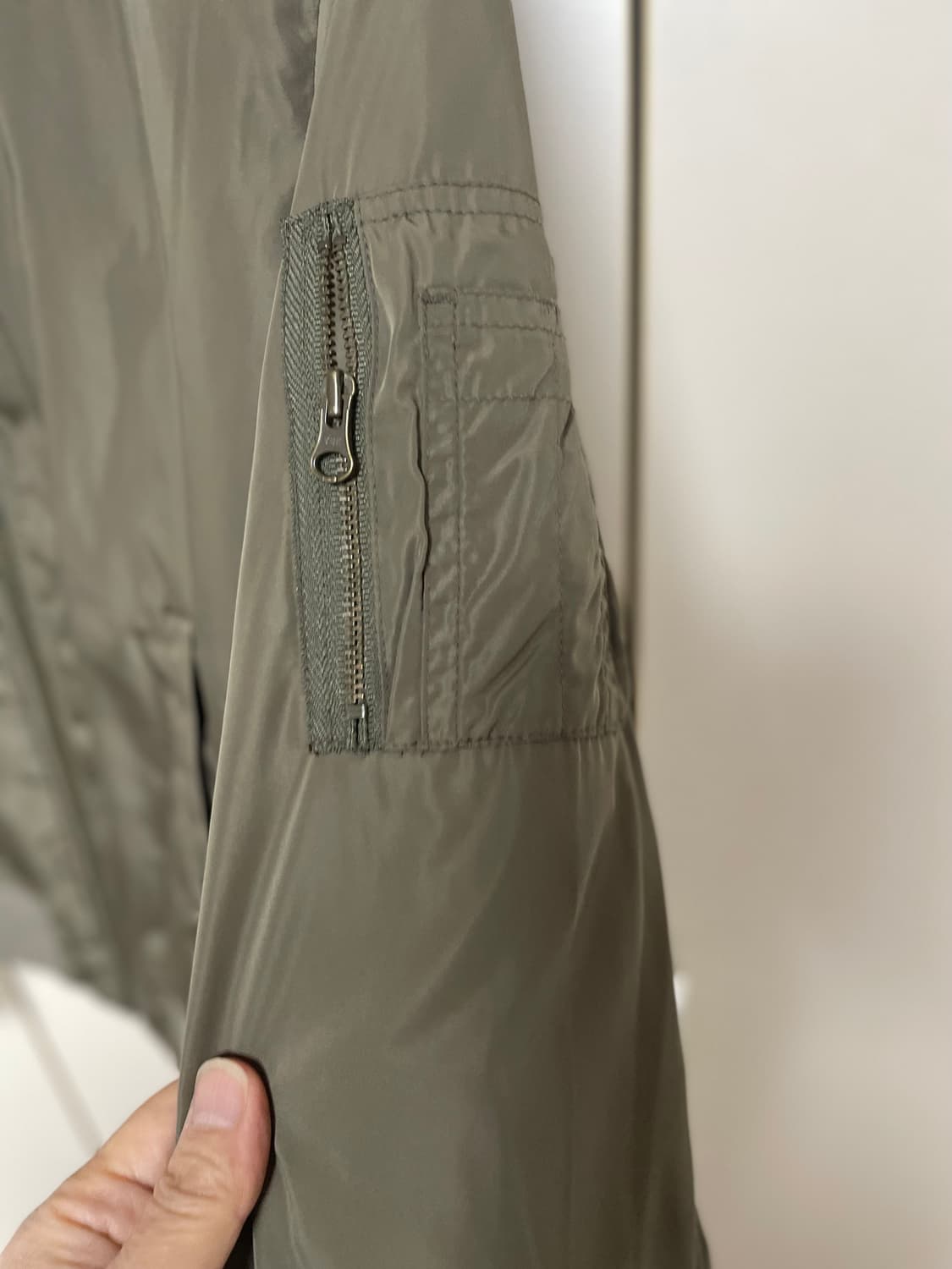 Earth Music & Ecology 일본 여성 봄버 자켓 M 상품이미지4