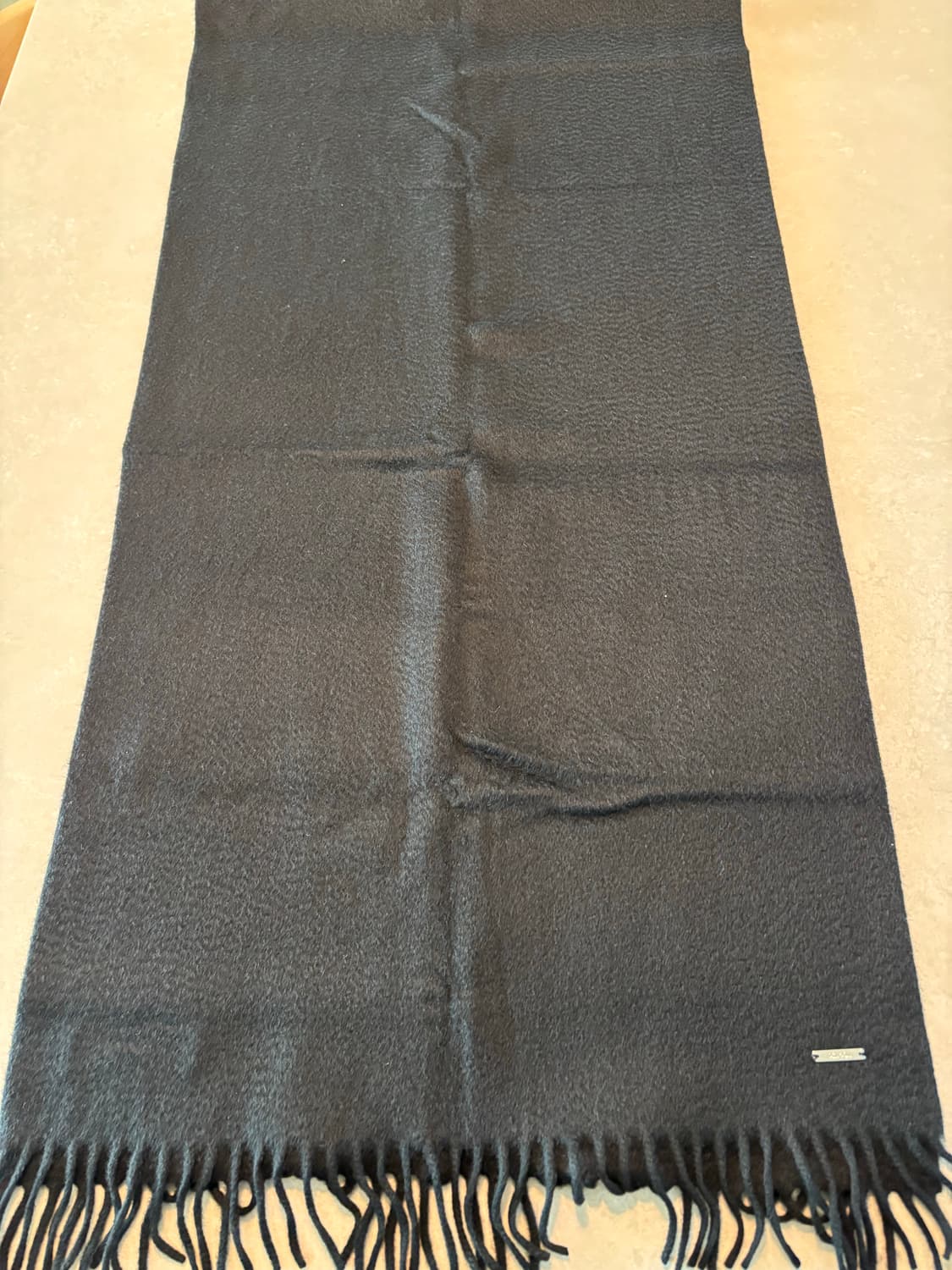 [판매] 로로피아나 우니따 캐시미어 머플러 (블랙) 상품이미지1