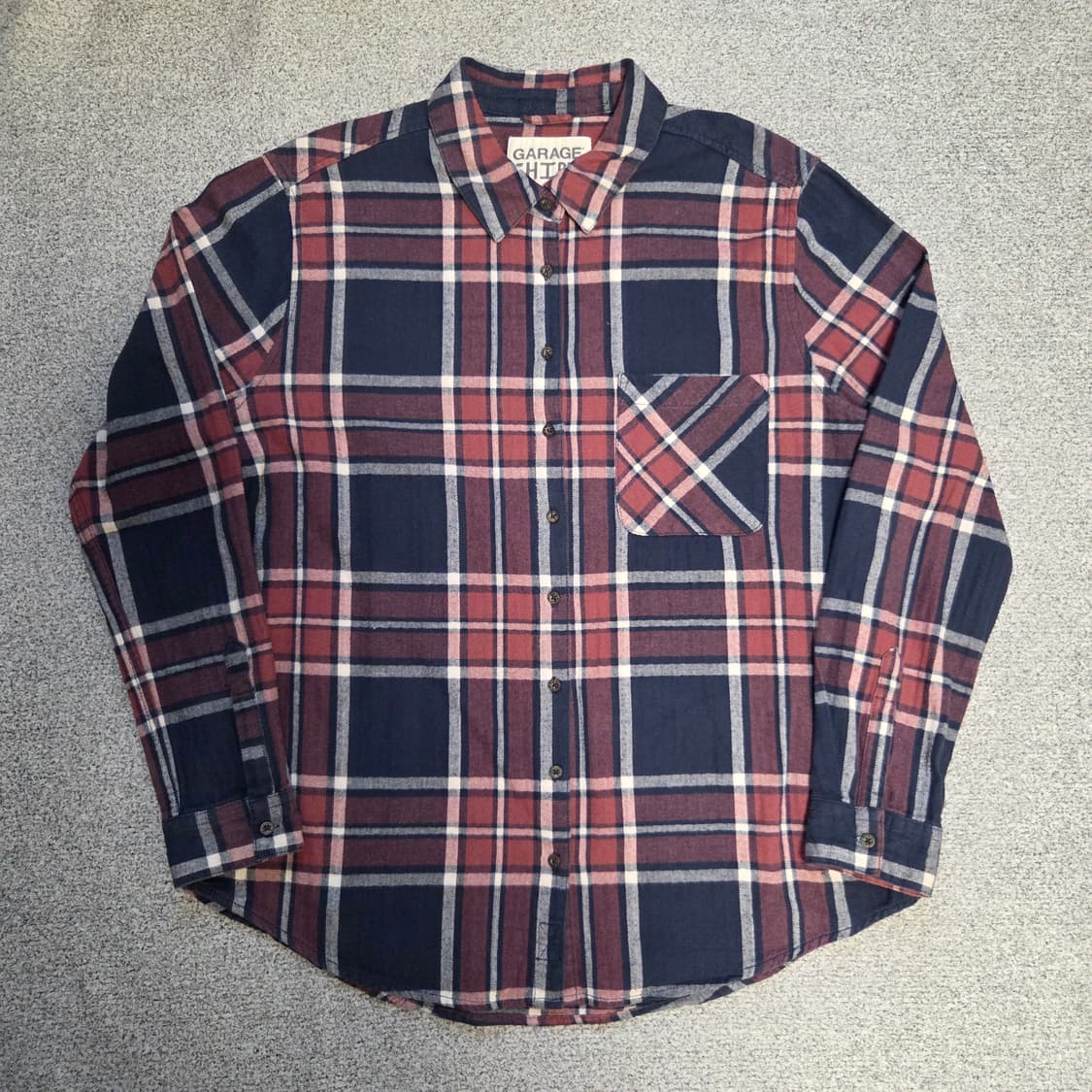 Garage 개러지 플란넬 체크셔츠 L(100) 상품이미지1