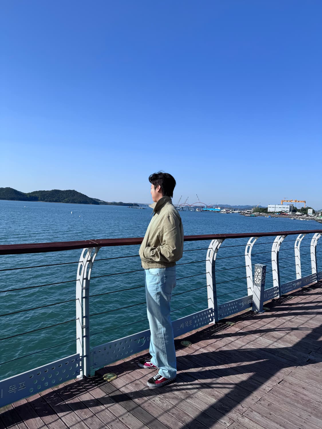 (중고/L) 쿠어 브러쉬드 스윙탑 자켓 워시드베이지 L 상품이미지8