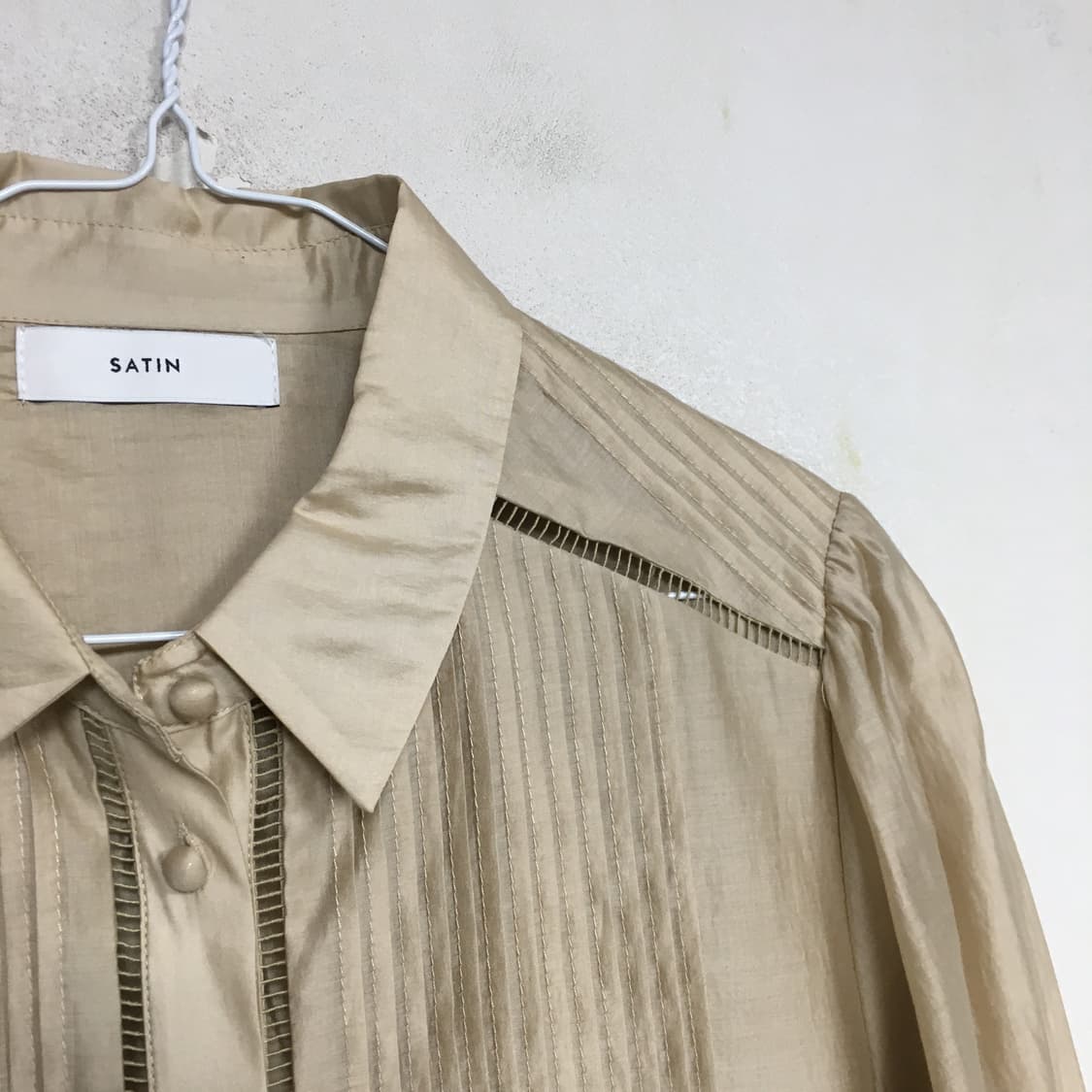 24 SATIN 샤틴 새틴 블라우스 상품이미지2