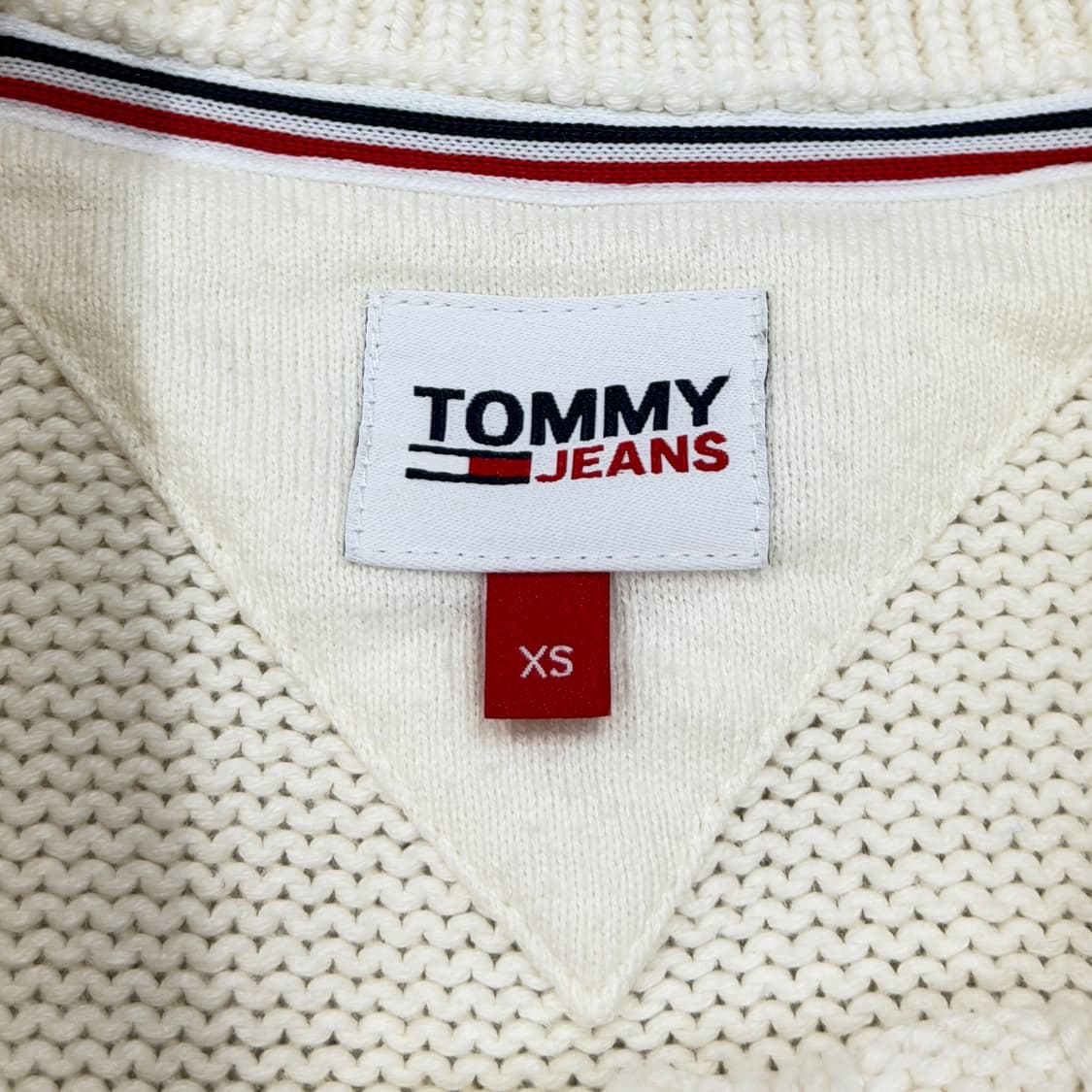 타미힐피거 타미진스 풀오버 케이블 니트 XS 상품이미지5