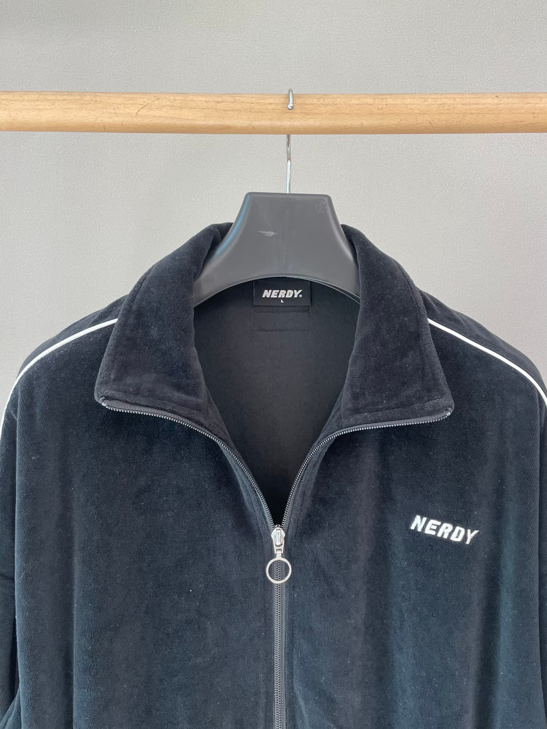 널디 벨루어 트랙 집업 상품이미지3