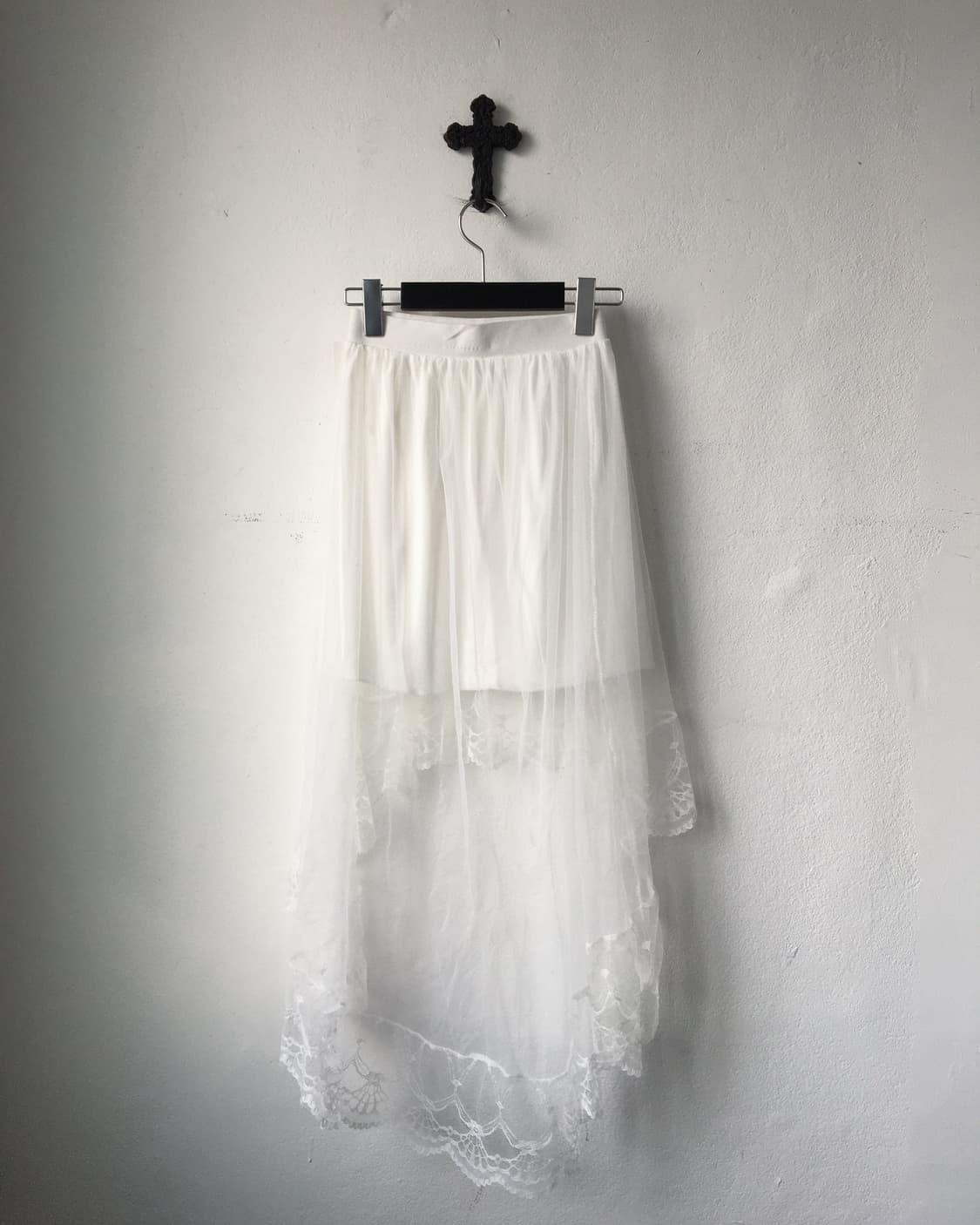 Unbalanced lace sha skirt 상품이미지3