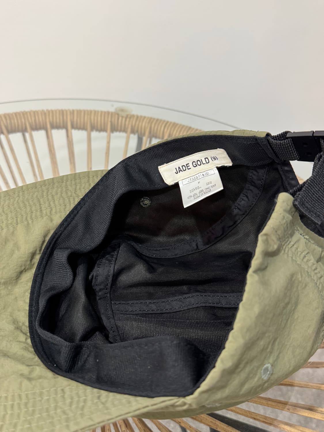 제이드골드나인 캠프캡 카키 상품이미지5